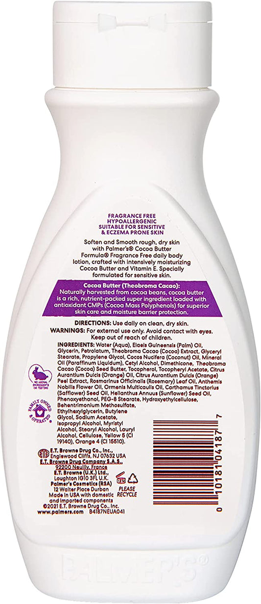 Cocoa Butter Formula Fragrance Free Body Lotion, 250Ml